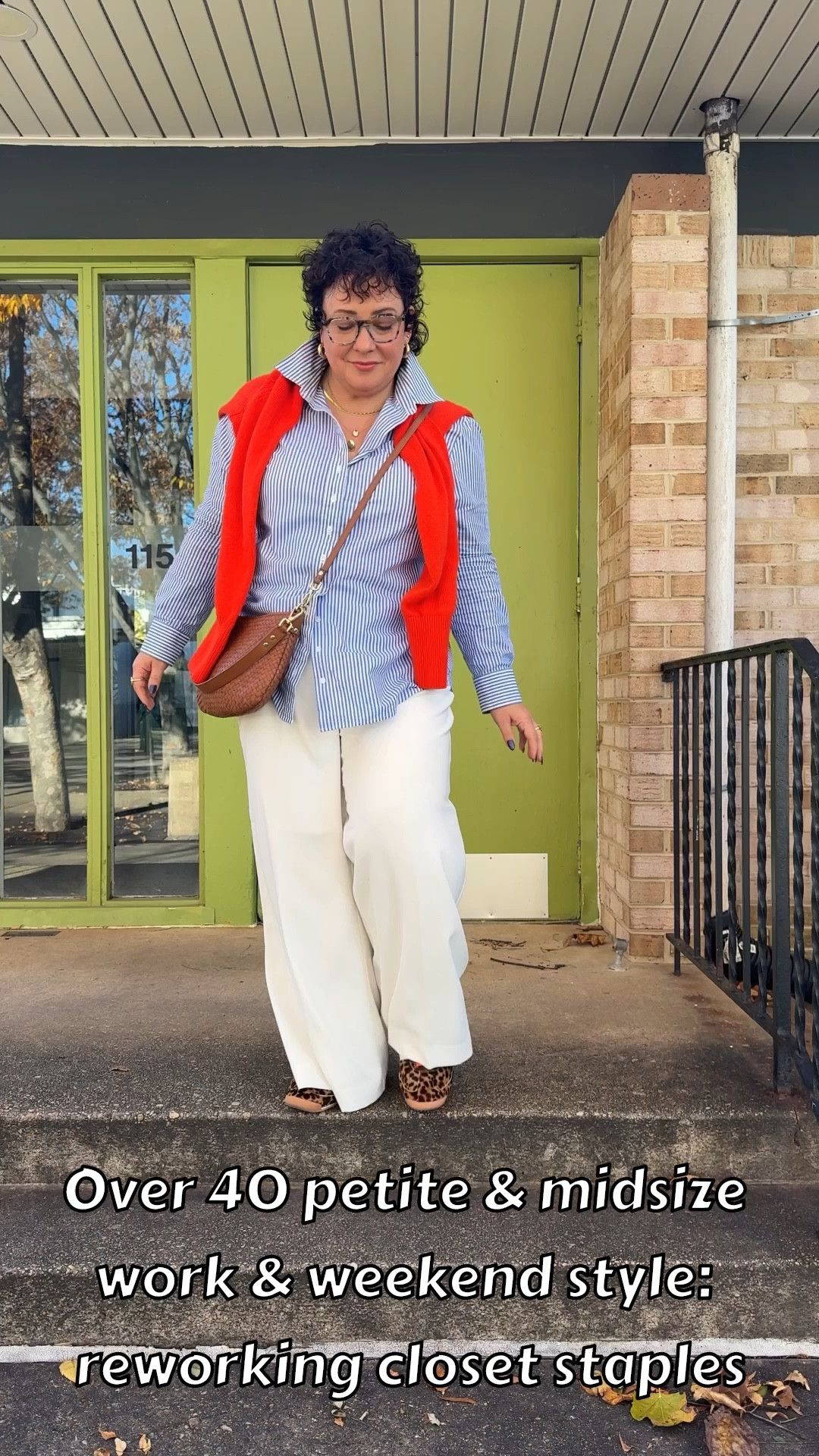 You may have seen this before… new outfit but old favorites reworked for a casual look perfect for the office or weekend! The pants come in petite as does the sweater. And the sweater looks cute over the shirt; I buttoned up the buttons and popped the back of the collar and left the shirttails hanging out. 

#LTKMidsize #LTKOver40 #LTKPetite