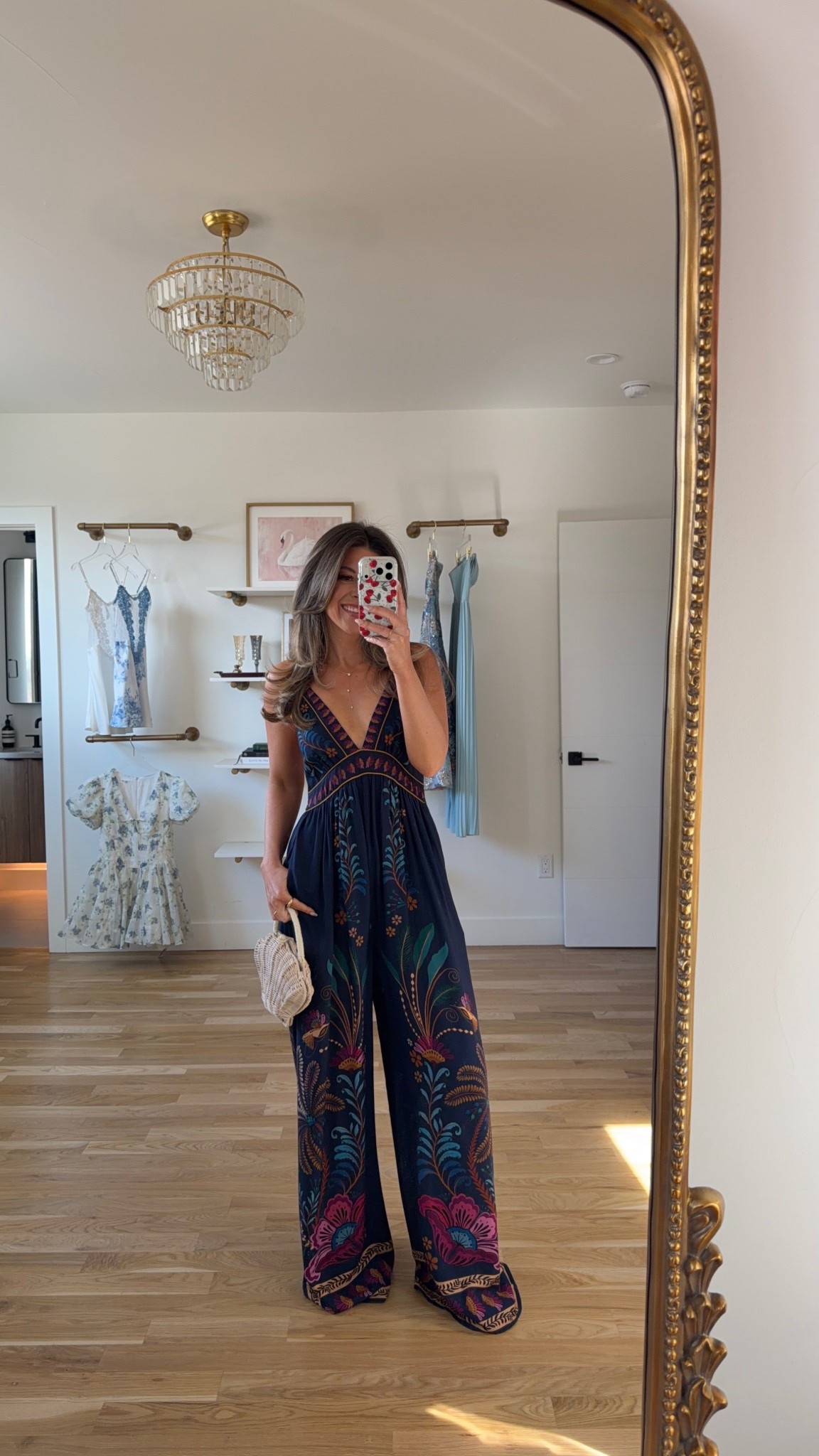 Navy blue floral jumpsuit resortwear and summer vaca look

Electric picks code: emerson20
Wearing my usual small/2

Vacation
Destination
Jumpsuit
Coverup
Pool day
Beach trip

#LTKootd #LTKTravel #LTKSeasonal