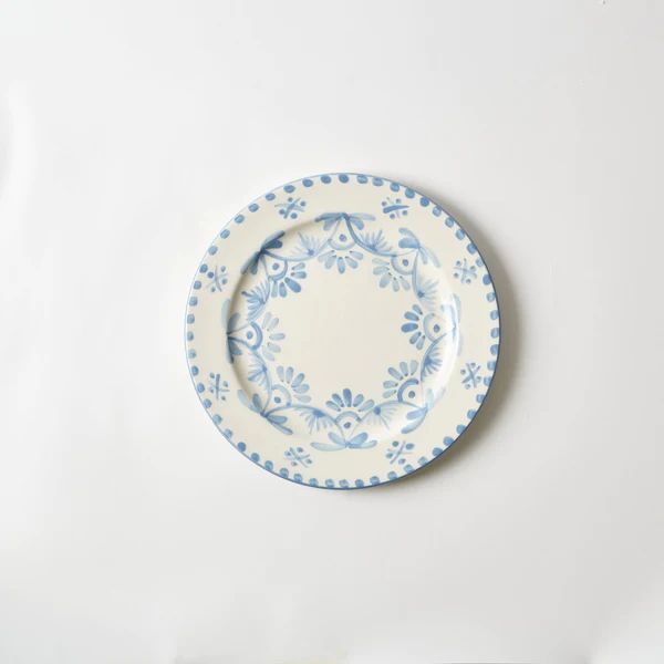 Gisele Blue Dinner Plate | Over The Moon