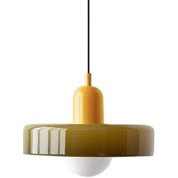 SIYANE Green Glass Pendant Lighting for Kitchen Island Over Table Mid Century Modern Chandelier V... | Amazon (US)