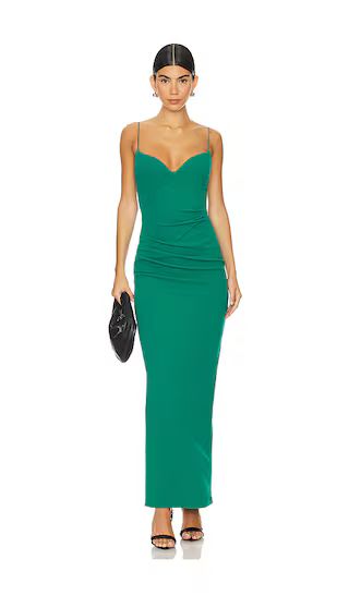 Affinity Midi Dress in Jade | Dark Green Dress | Emerald Green Dress | Green Outfit | Revolve Clothing (Global)