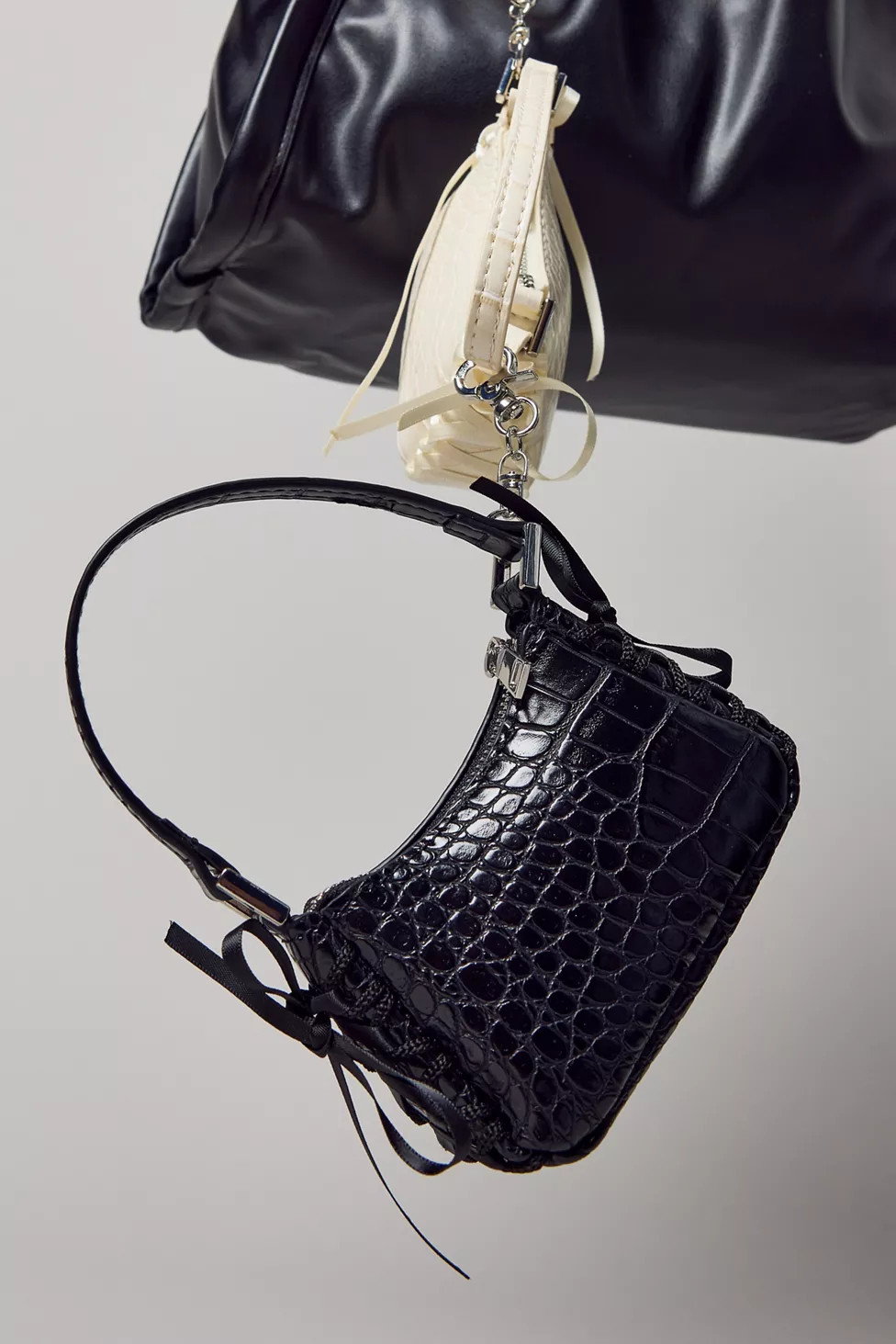 Silence + Noise Kez Laced Mini Bag Charm | Urban Outfitters (US and RoW)