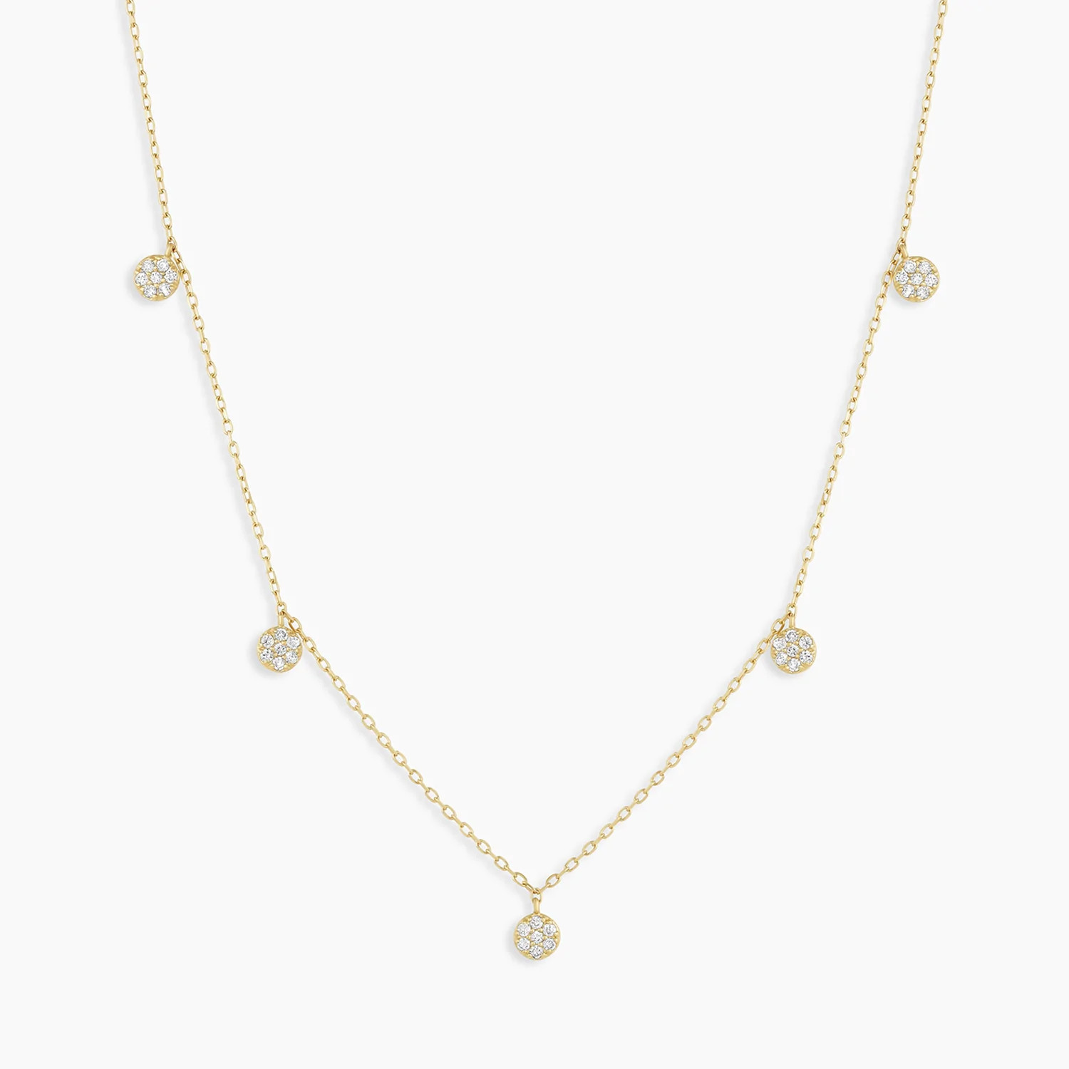 Diamond Pavé Flutter Necklace | Gorjana
