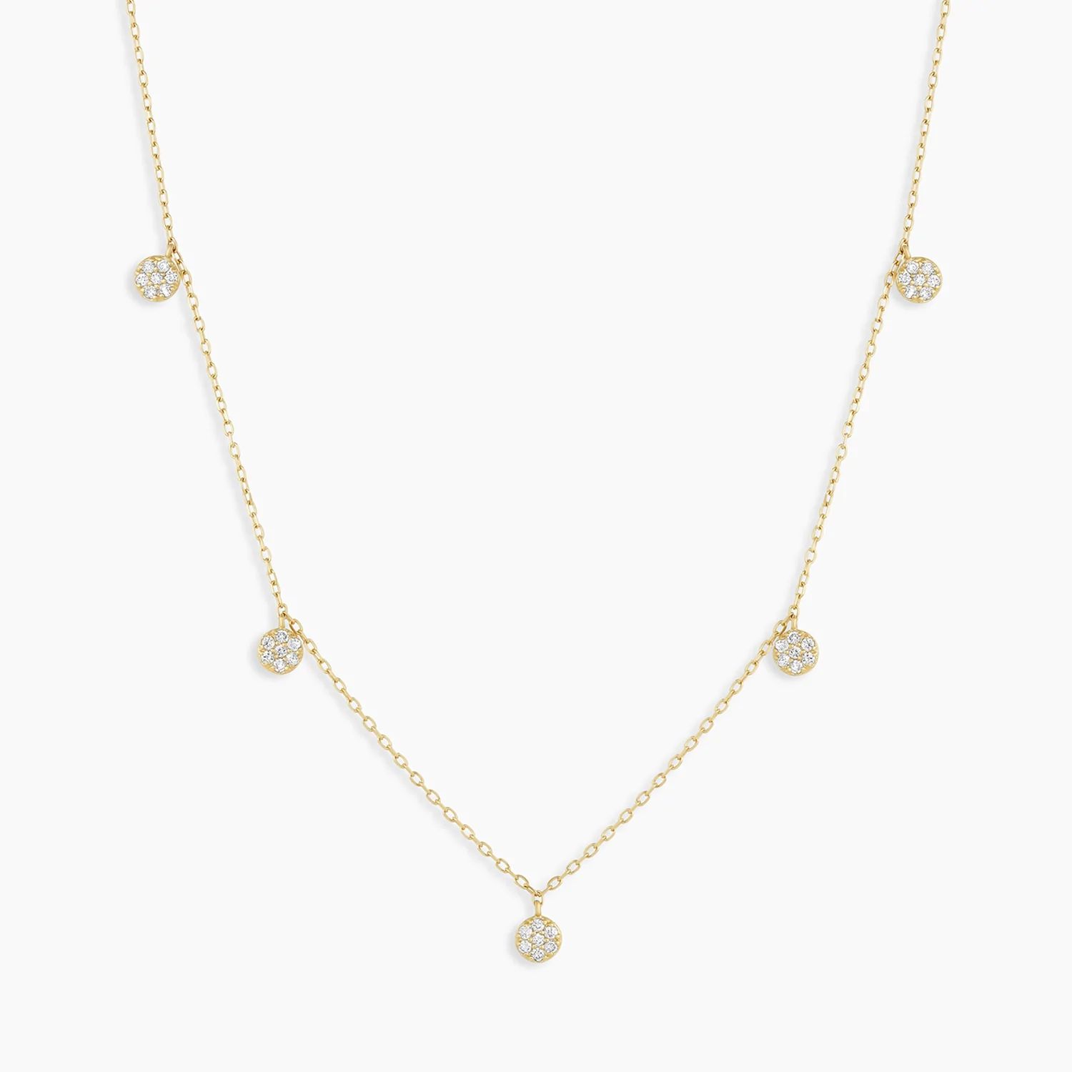 Diamond Pavé Flutter Necklace | Gorjana