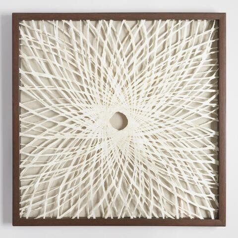 Rice Paper Spiral Shadow Box Wall Art | World Market