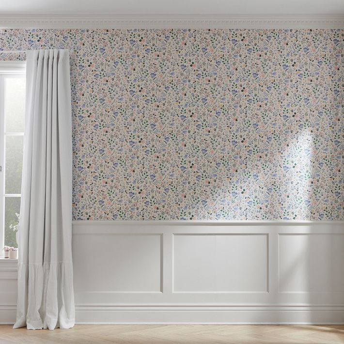 Rifle Paper Co. Bramble Fields Cream Wallpaper | Pottery Barn Teen