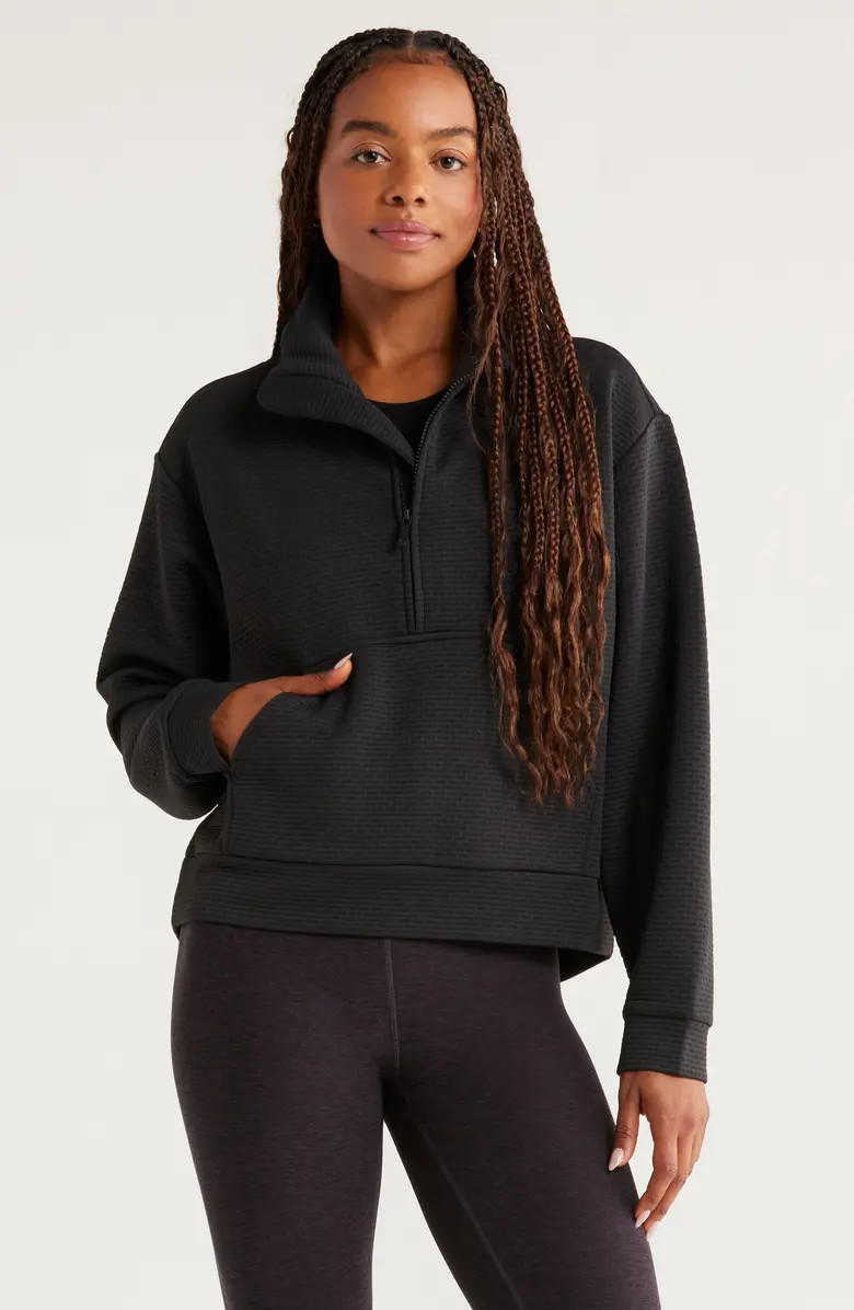 Textured Half Zip Pullover | Nordstrom