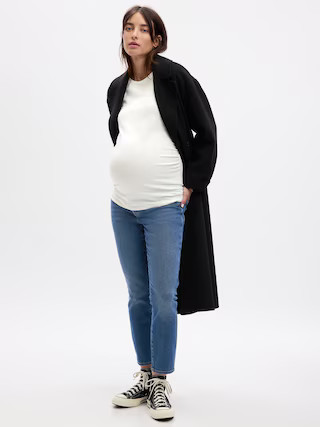 Maternity Inset Panel Vintage Slim Jeans | Gap (US)