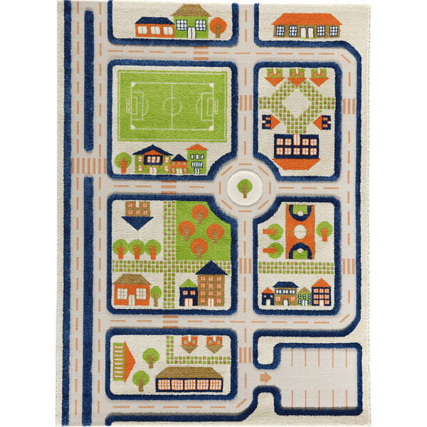 Traffic 3-D Activity Mat, Blue Large | Maisonette