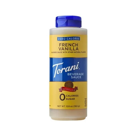 Torani Zero Calorie French Vanilla Beverage Sauce 12.8 oz | Walmart (US)
