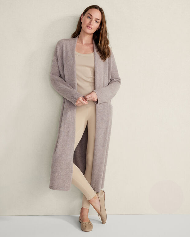 Cashmere Open-Front Duster | Talbots