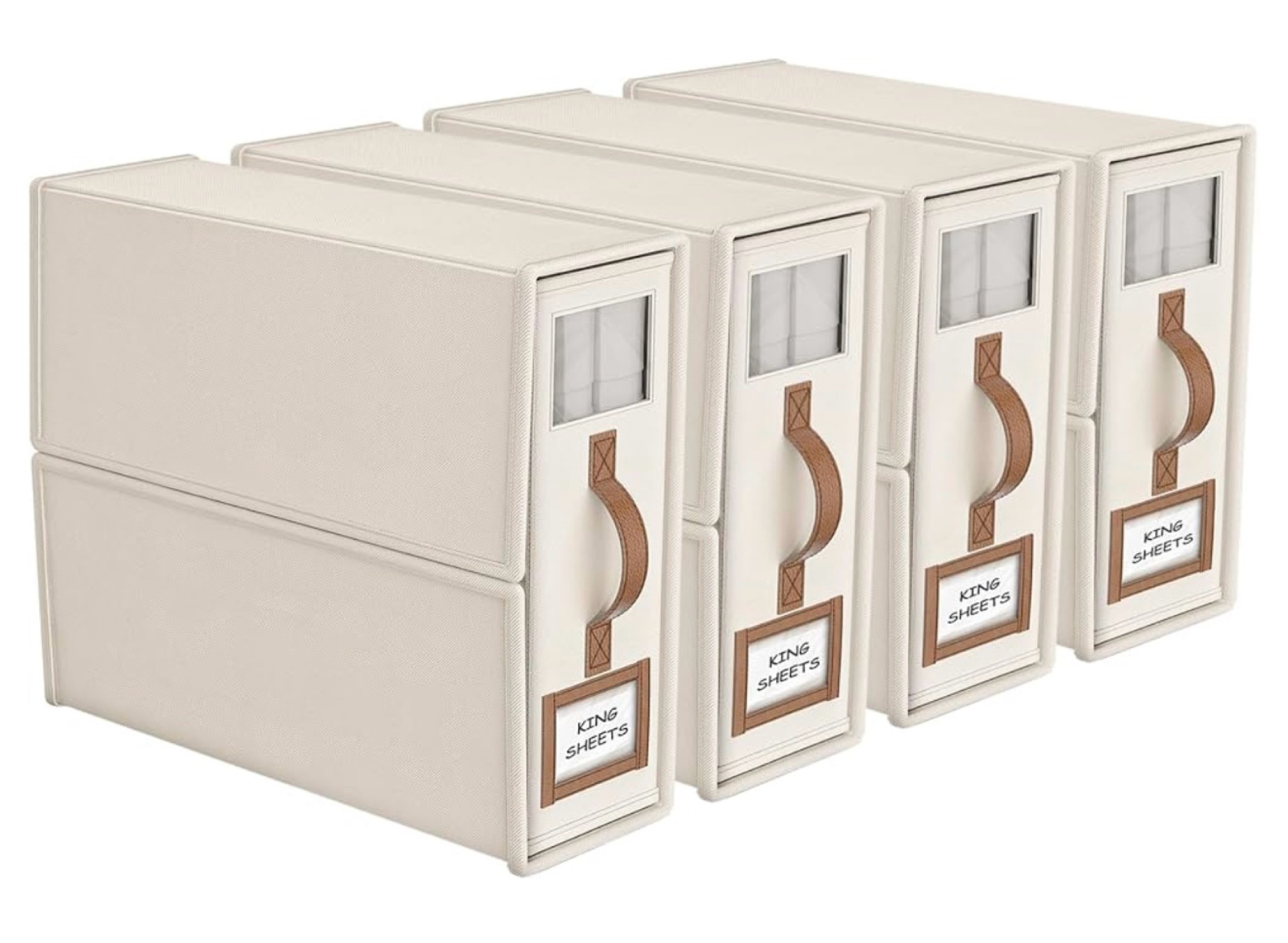 Bed sheets storage and organizers 

#LTKFamily #LTKHome #LTKFindsUnder50