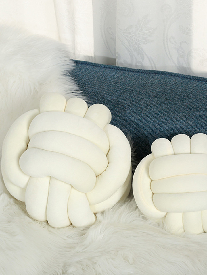 1PC decorate your sofa with creative knotted throw pillow | SHEIN