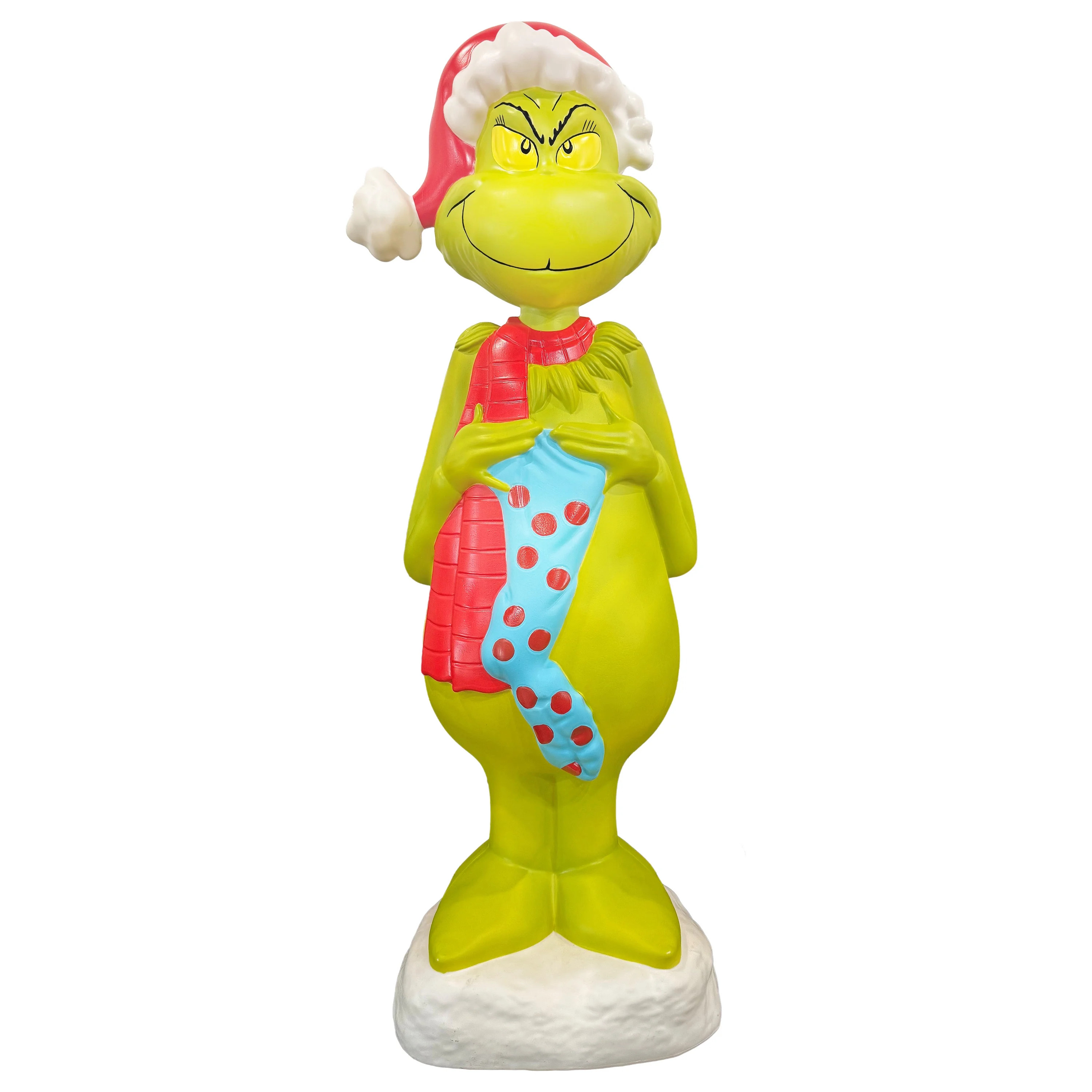 Christmas LED Blow Mold Outdoor Decor Dr. Seuss' The Grinch 13.38 in x 10.23 in x 36.02 in 3.63 l... | Walmart (US)
