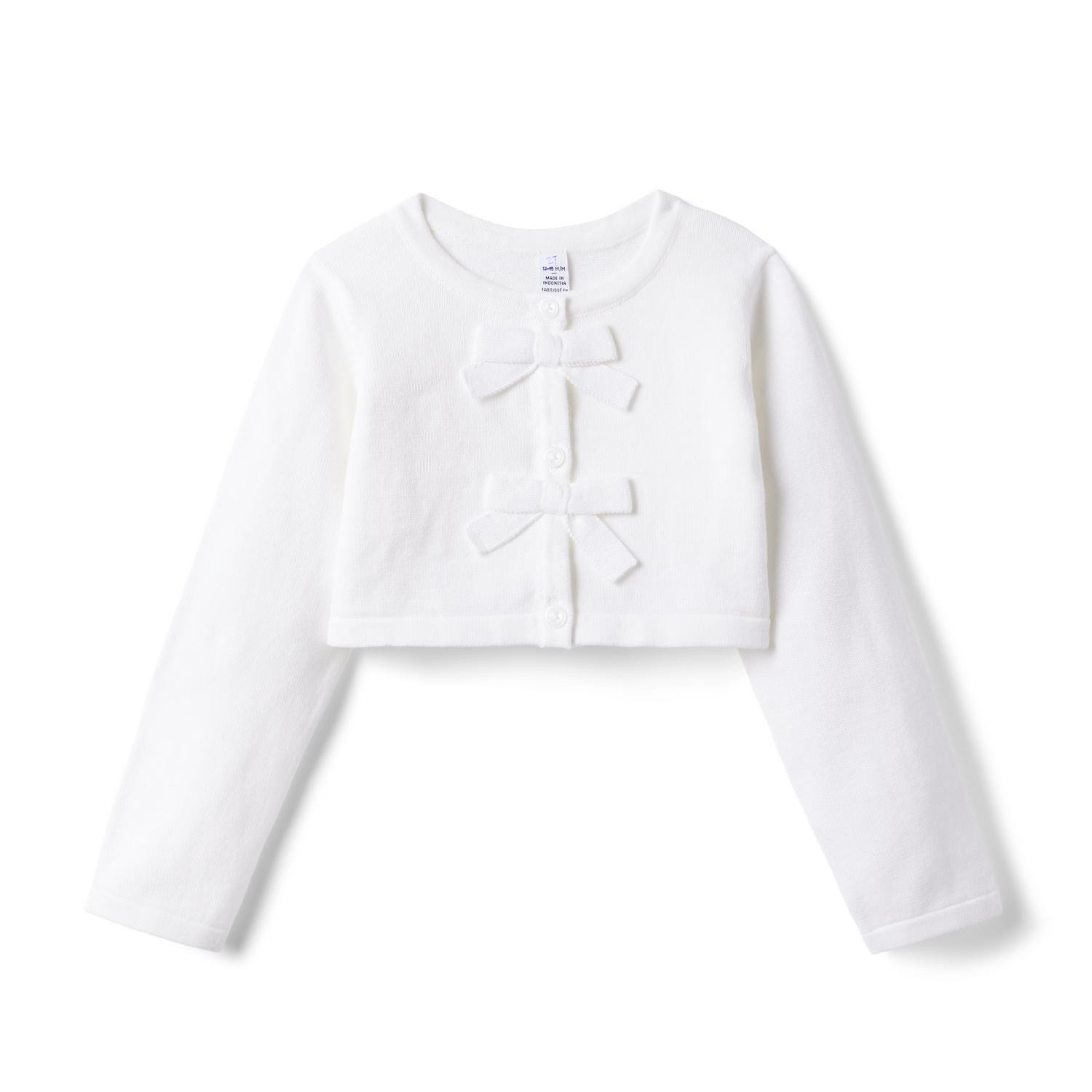Bow Cropped Cardigan | Janie and Jack