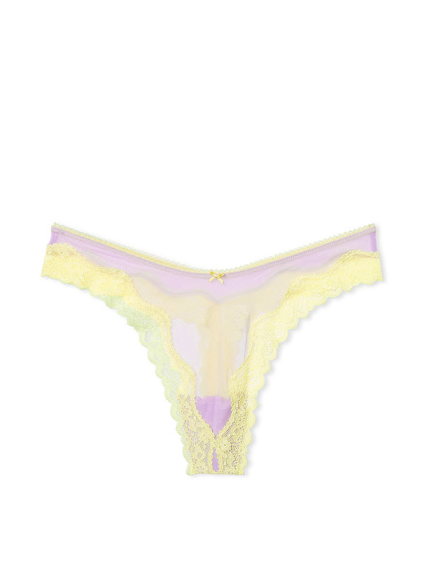 Buy Tease High-Leg Scoop Thong Panty - Order Panties online 5000009502 - Victoria's Secret US | Victoria's Secret (US / CA )