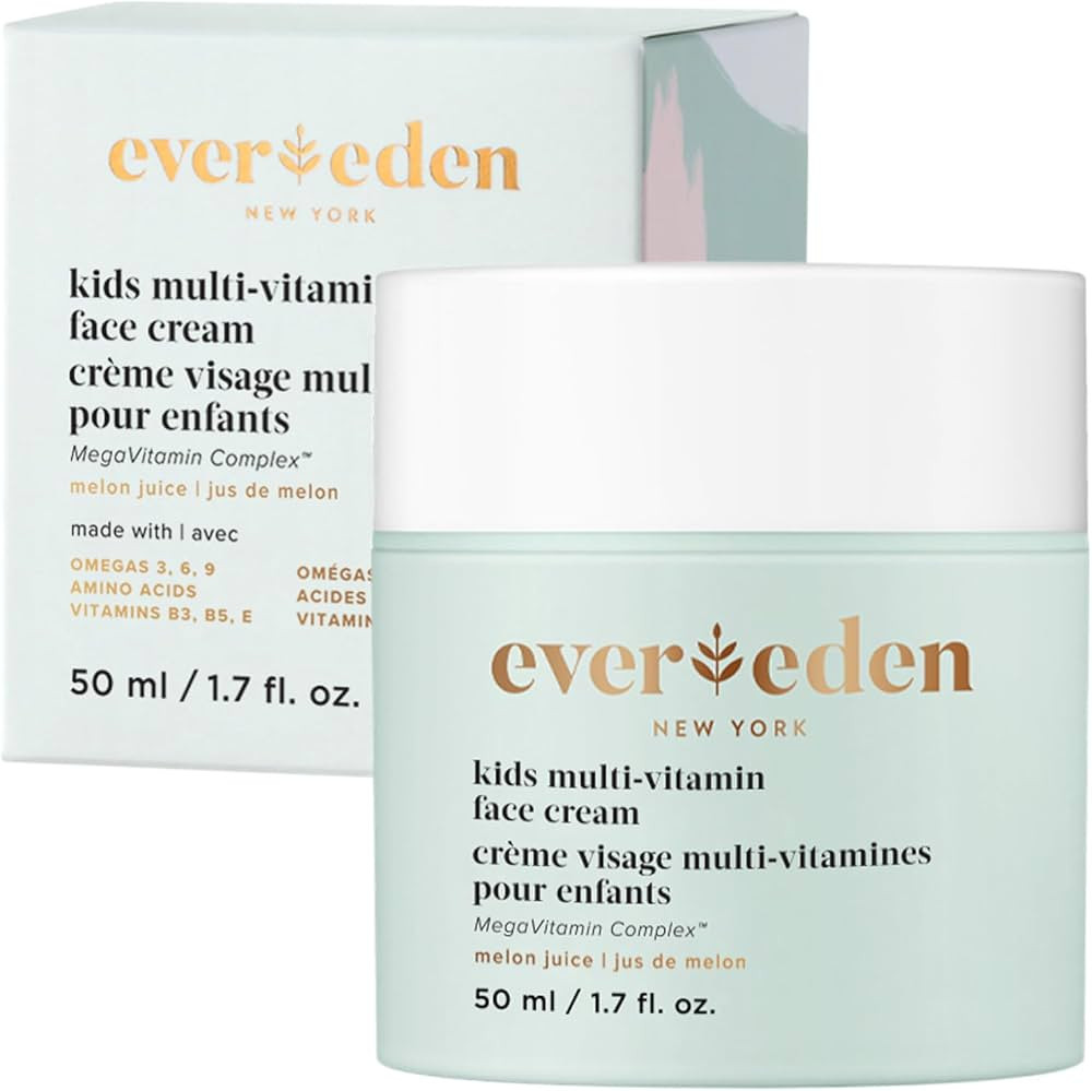 Evereden Kids Face Cream: Melon Juice, 1.7 oz. | Face Lotion | Clean and Non-Toxic Face Moisturiz... | Amazon (US)