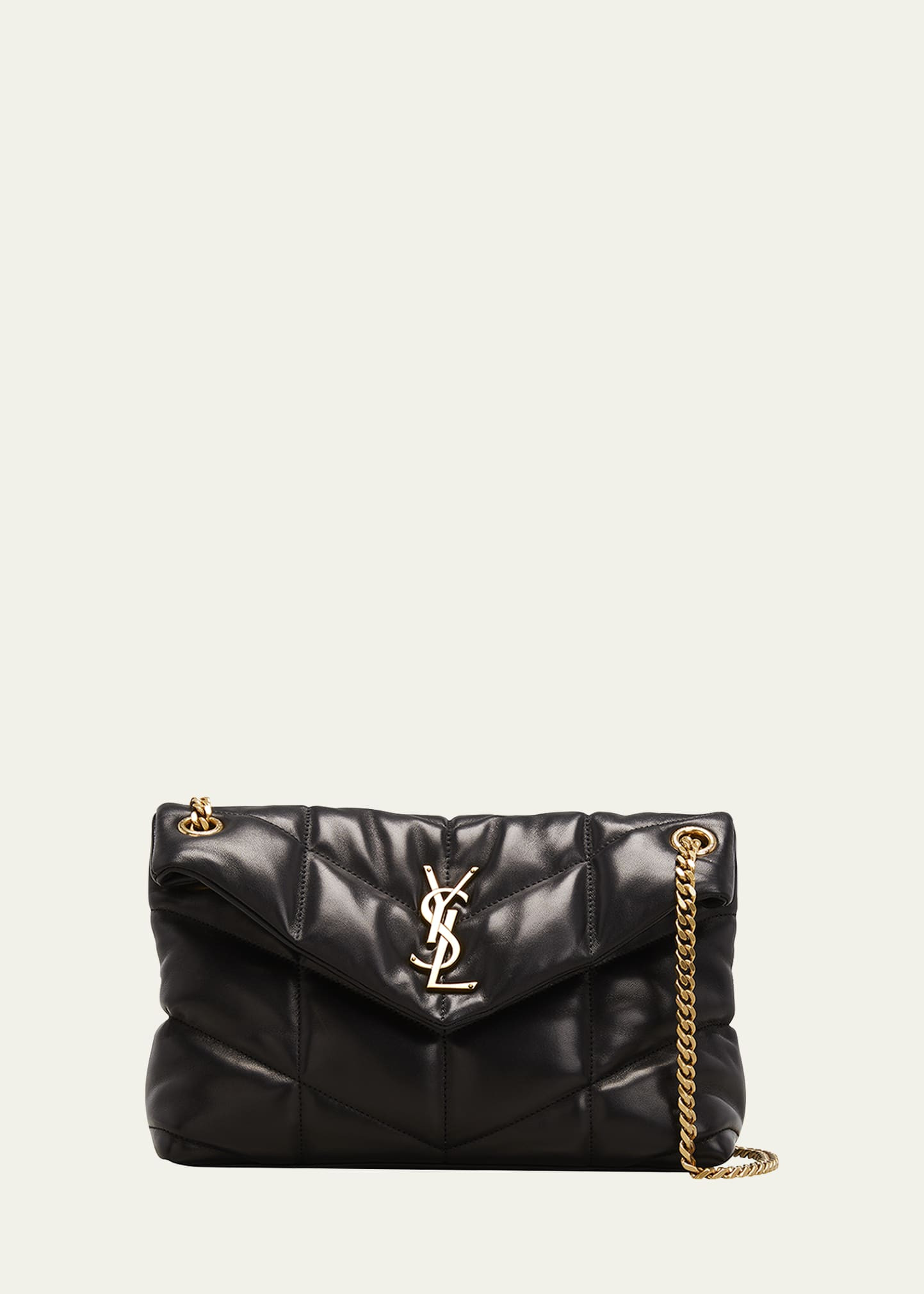 Saint Laurent LouLou YSL Small Puffer Shoulder Bag | Bergdorf Goodman