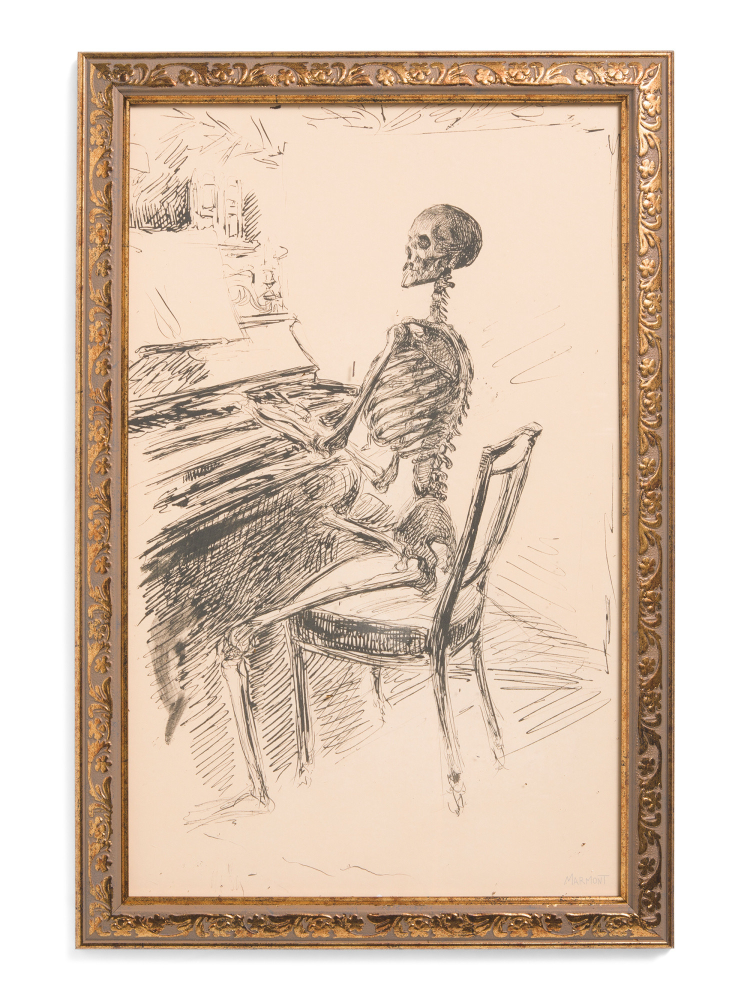 12x18 Piano Skeleton Wall Art | Halloween | Marshalls | Marshalls