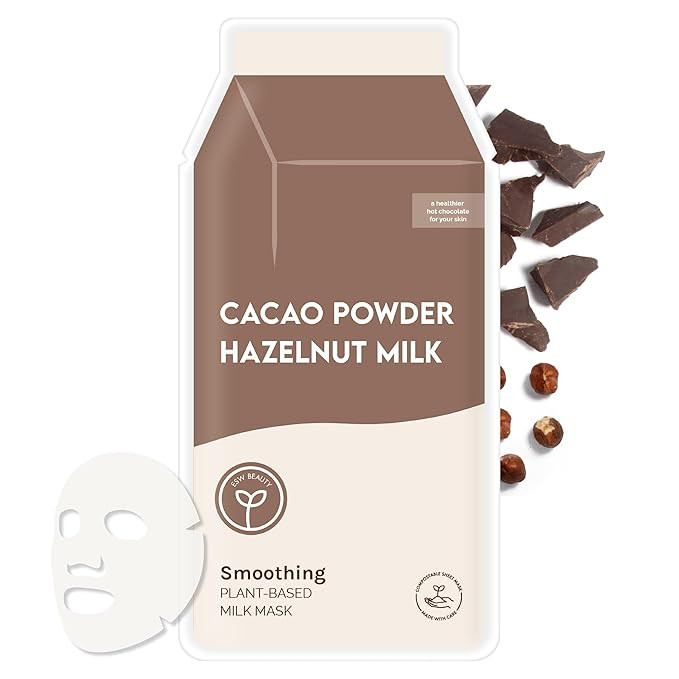 ESW Beauty Cacao Powder – Smoothing Plant-Based Milk Face Mask – Cacao & Hazelnut for Aging &... | Amazon (US)