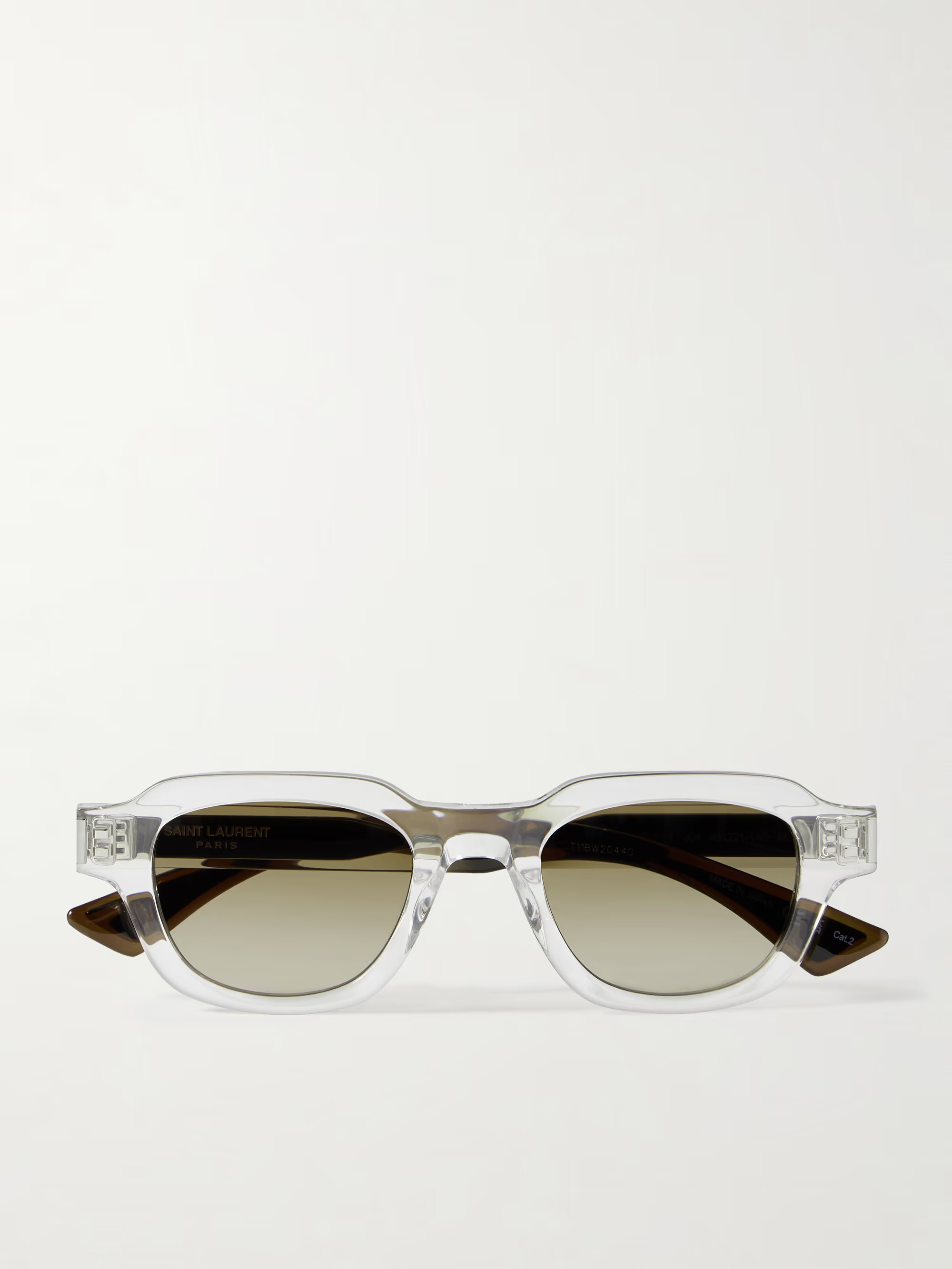 D-frame acetate and silver-tone sunglasses | NET-A-PORTER (US)