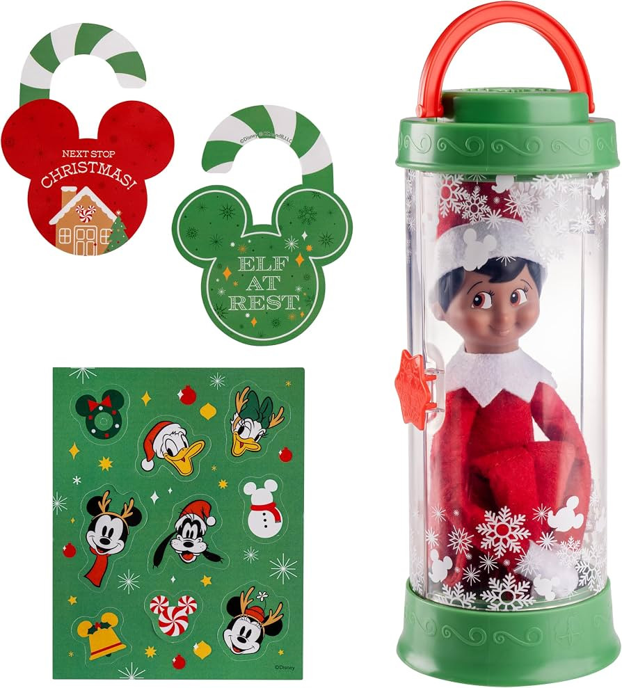 The Elf on the Shelf Disney Mickey and Friends Scout Elf Carrier Set | Amazon (US)