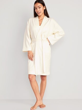 Oversized Fleece Pajama Robe for Women | Old Navy (US)