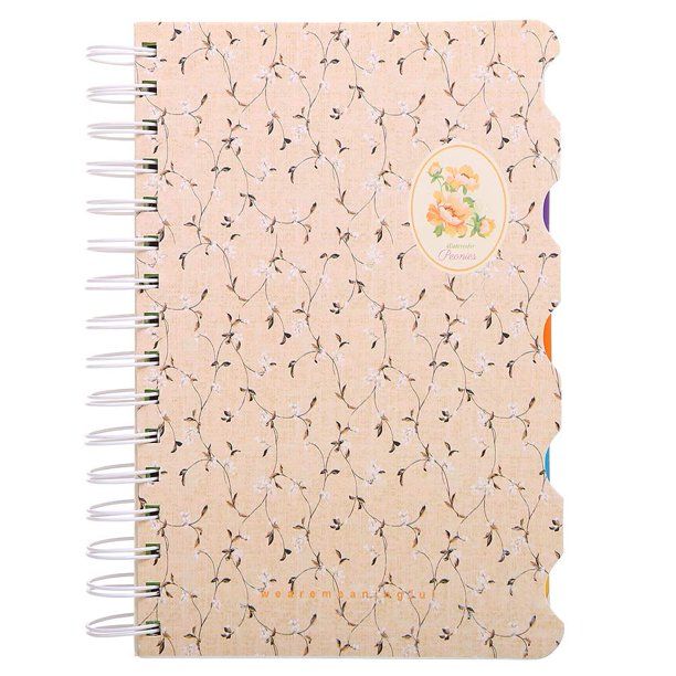 IDOMIK A5 Spiral Notebook Ruled Notebooks 5 Subject Notebook Colored Dividers with Tabs 300 Pages... | Walmart (US)