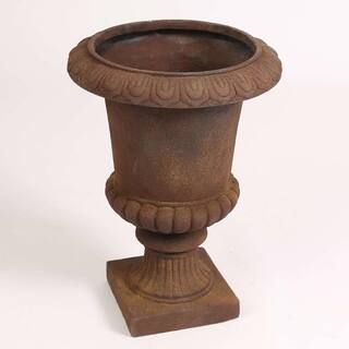 Classic Bronze MgO Fiberclay Urn Planter | The Home Depot