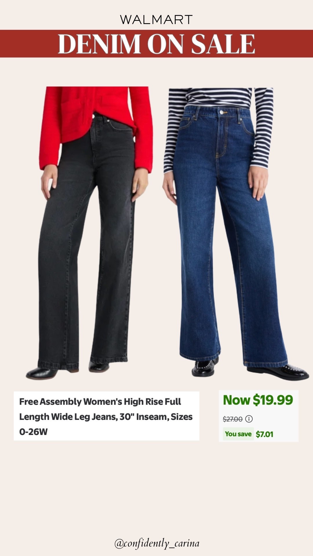 $20 denim at Walmart!

#LTKMidsize #LTKSaleAlert #LTKFindsUnder50