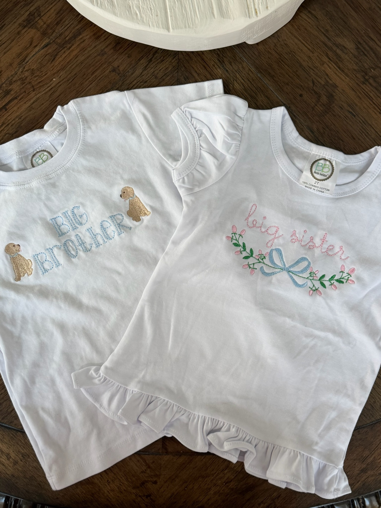 How cute are these big brother and big sister shirts!! So perfect to announce my pregnancy to the kids 🤗 

 #LTKBaby #LTKBump #LTKKids
