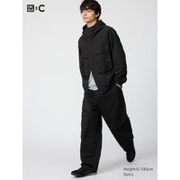 Uniqlo - Barrel Leg Trousers - Black | UNIQLO (UK)