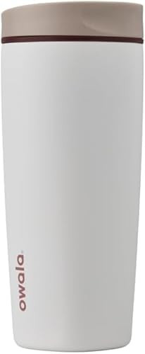 Owala SmoothSip Slider Insulated Stainless Steel Coffee's Tumbler, Reusable Iced Coffee Cup, Hot Coffee Travel Mug, BPA Free 20 oz, Vanilla Bean (Pack of 8) | Amazon (US)