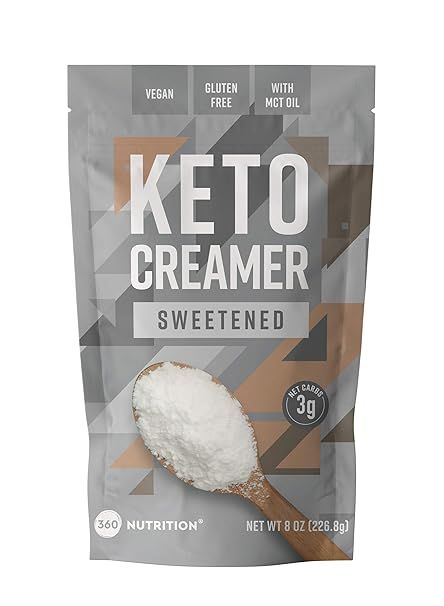 360 Nutrition Keto Creamer with MCT Oil (Sweetened Stevia Leaf) | Amazon (US)
