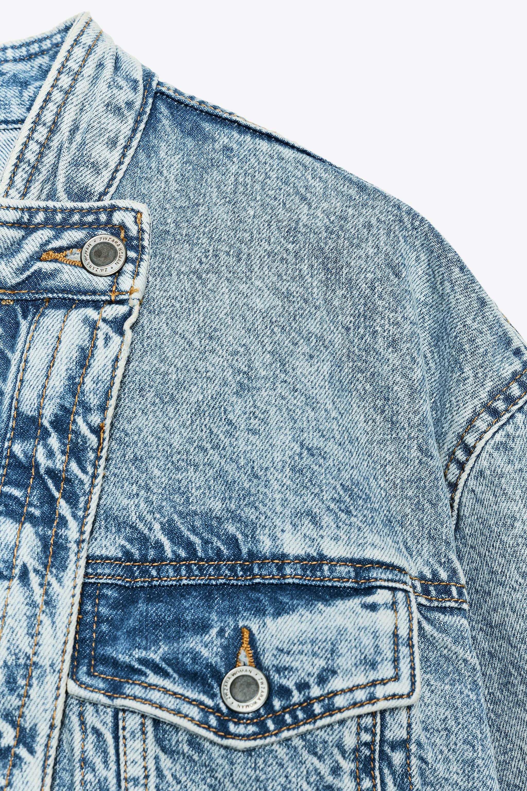 ZW COLLECTION CROSSOVER DENIM JACKET | Zara US