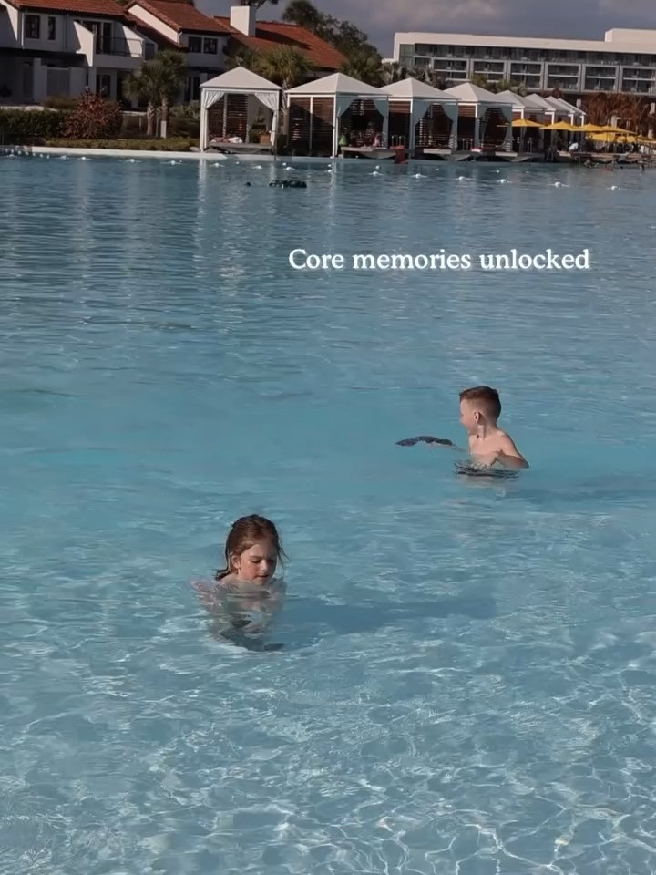 A quick recap of our incredible stay at @evermoreresort.

Everything was right there, and with kids, that was a game changer. Beautifully designed family-style accommodations with a full kitchen, laundry, and plenty of space to truly settle in, plus daily scheduled activities on site, kayak, boat, and paddle board rentals, and the most stunning 8 acre bay, along with smaller pools throughout the property. The food was so good, and having multiple restaurants right on property made every meal feel effortless.

It has that rare balance of feeling elevated and luxurious while still being completely comfortable with kids. You can actually relax without sacrificing the experience. We did a Disney day with the kids, which was so fun and just minutes away, but coming back here at the end of the day made it even better.

We will definitely be back. #evermoreresort #familyvacation 

 #LTKdayinmylife #LTKgrwm #LTKootd