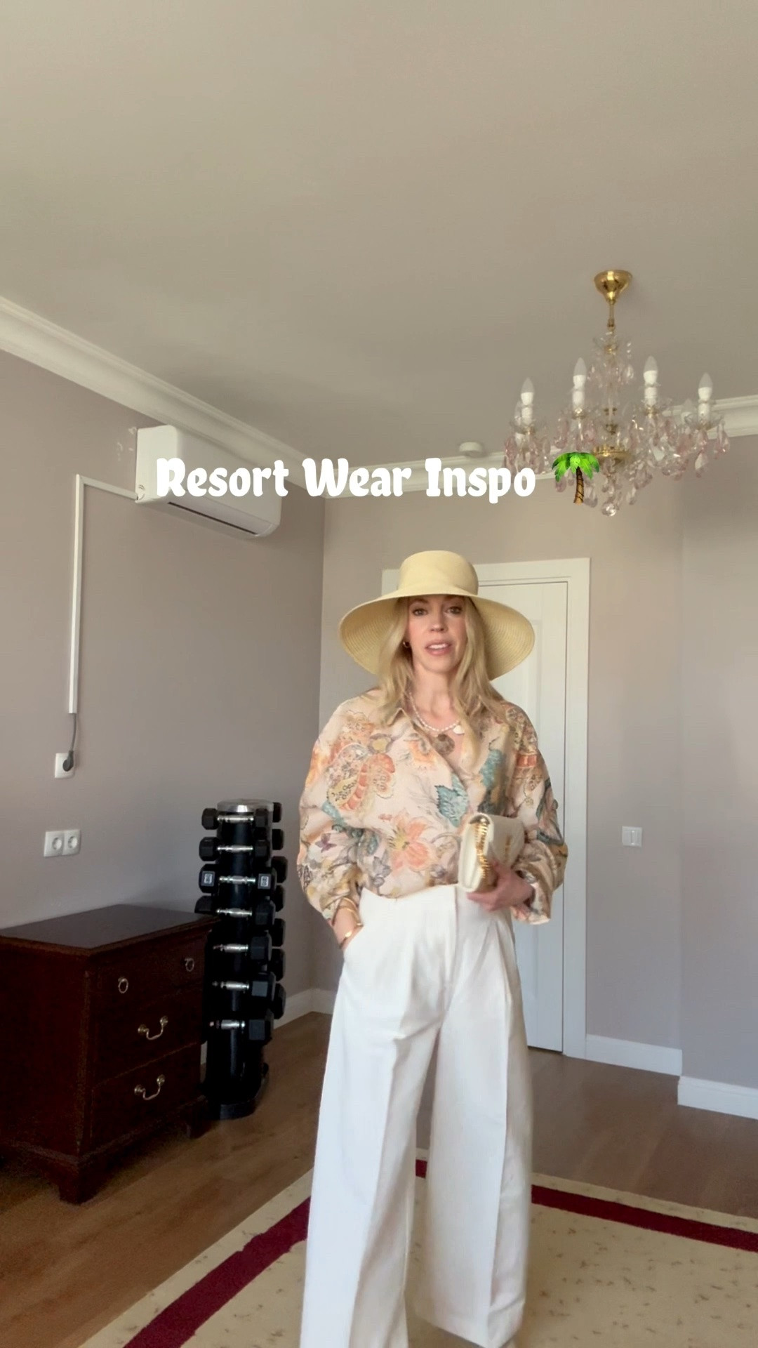 Resort wear under $50 and on sale this weekend - my straw hat is under $20! 

Summer vacation outfit, linen shirt, white linen pants, summer 2026

#LTKSaleAlert #LTKOver40 #LTKTravel