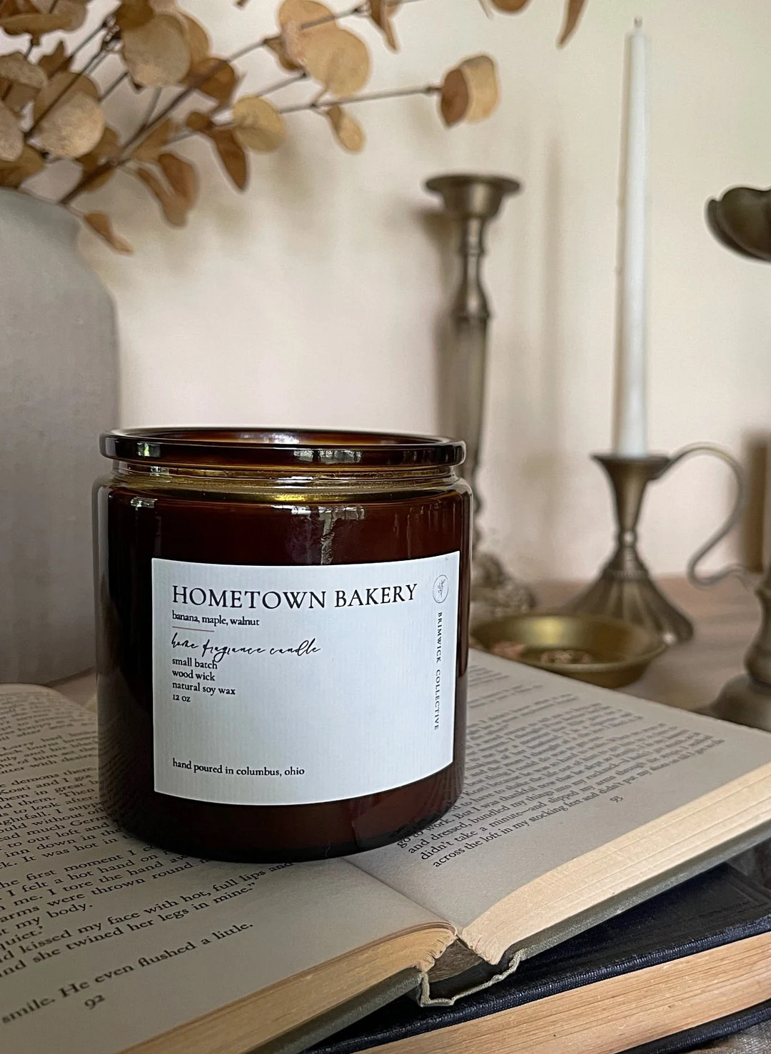 Hometown Bakery Candle Fall Jar Candle Fall Candles Autumn - Etsy | Etsy (US)