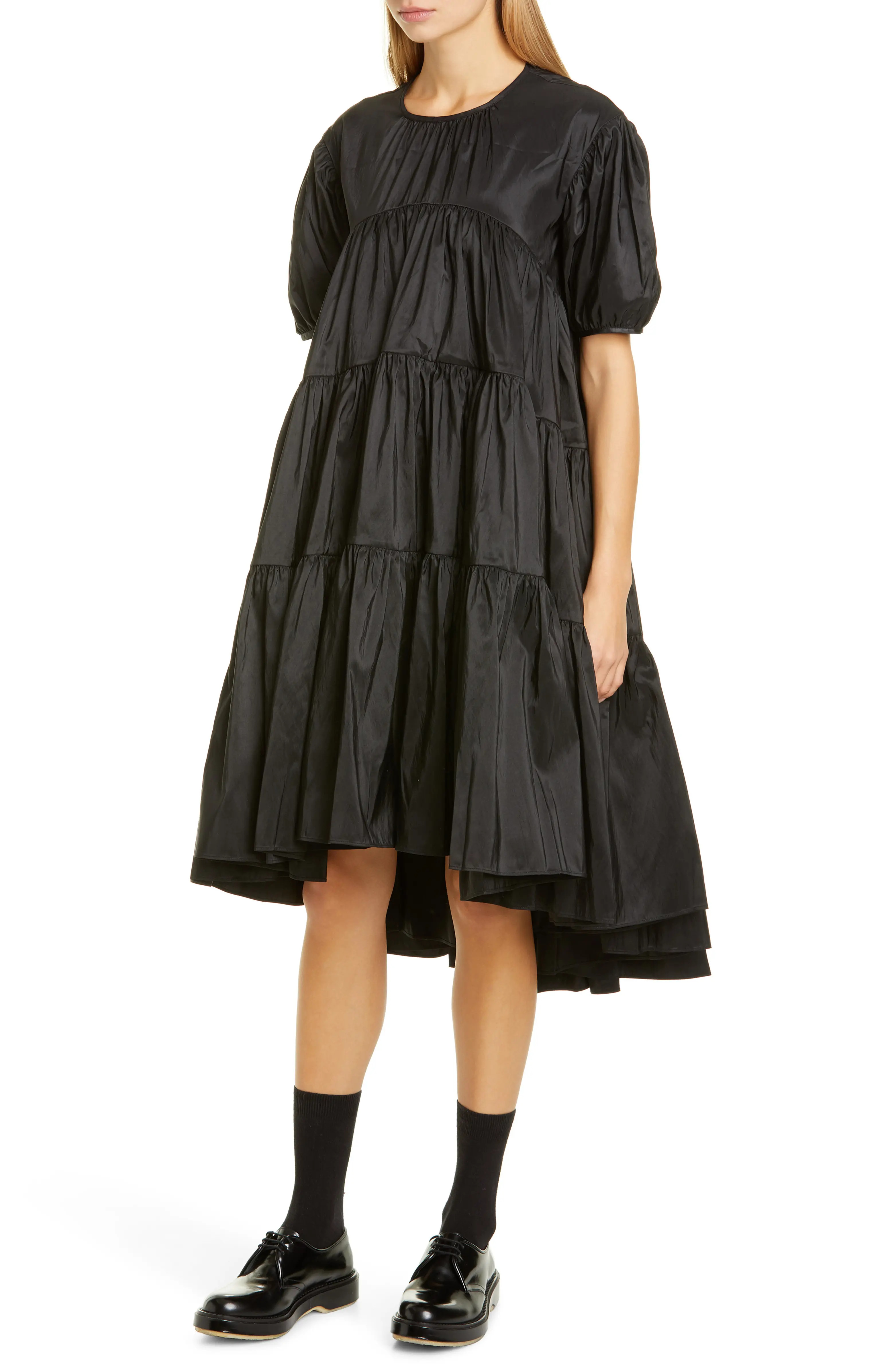 Esmie Tiered Puff Sleeve Dress | Nordstrom