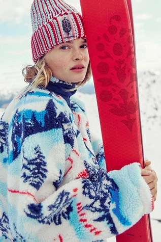 Hit The Slopes Printed Fleece Jacket | Free People (Global - UK&FR Excluded)