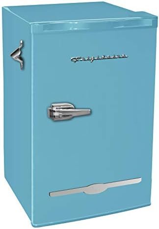 Frigidaire EFR376-BLUE 3.2 Cu Ft Blue Retro Bar Fridge with Side Bottle Opener | Amazon (US)