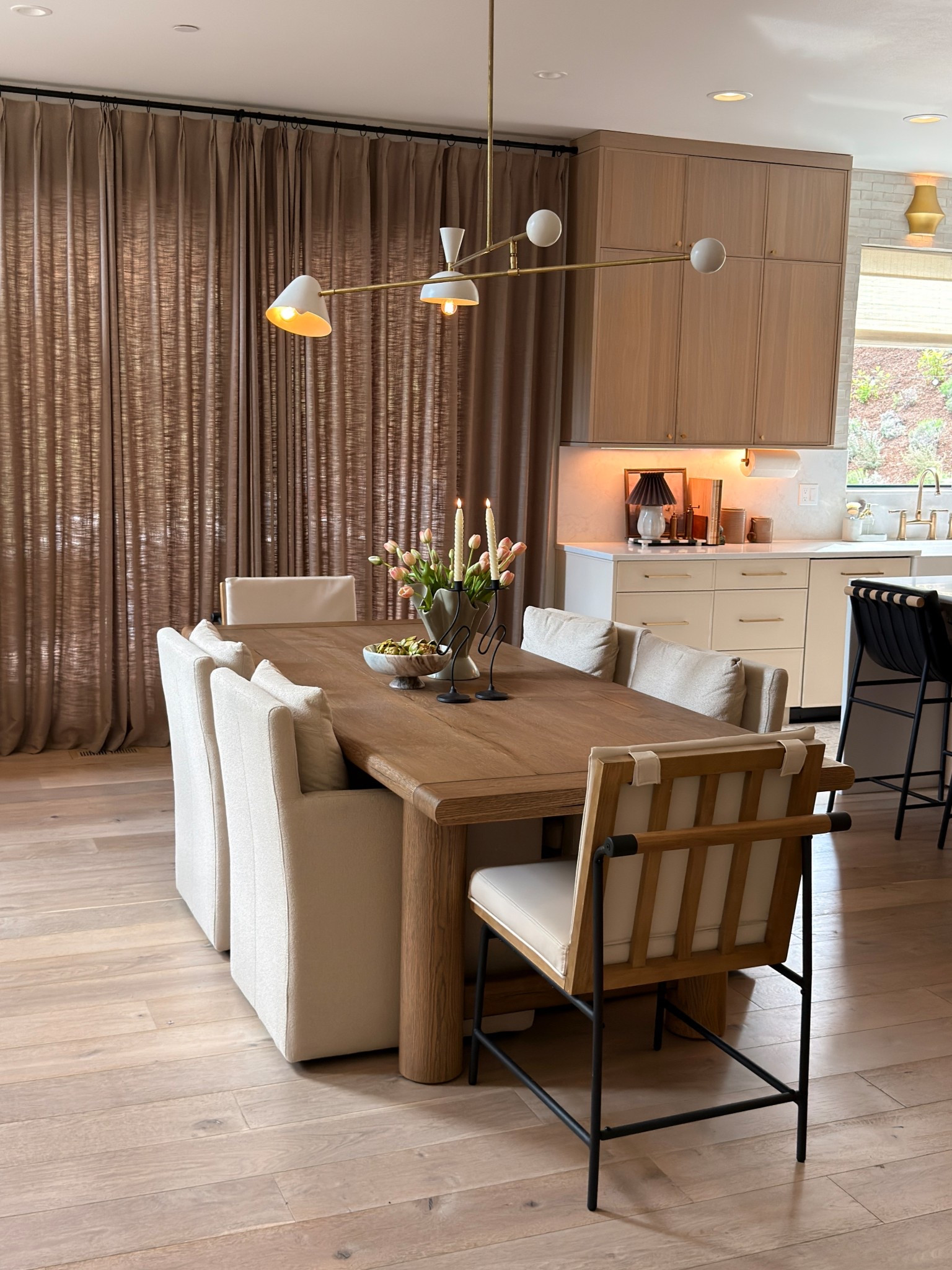 Dining room chairs and table
