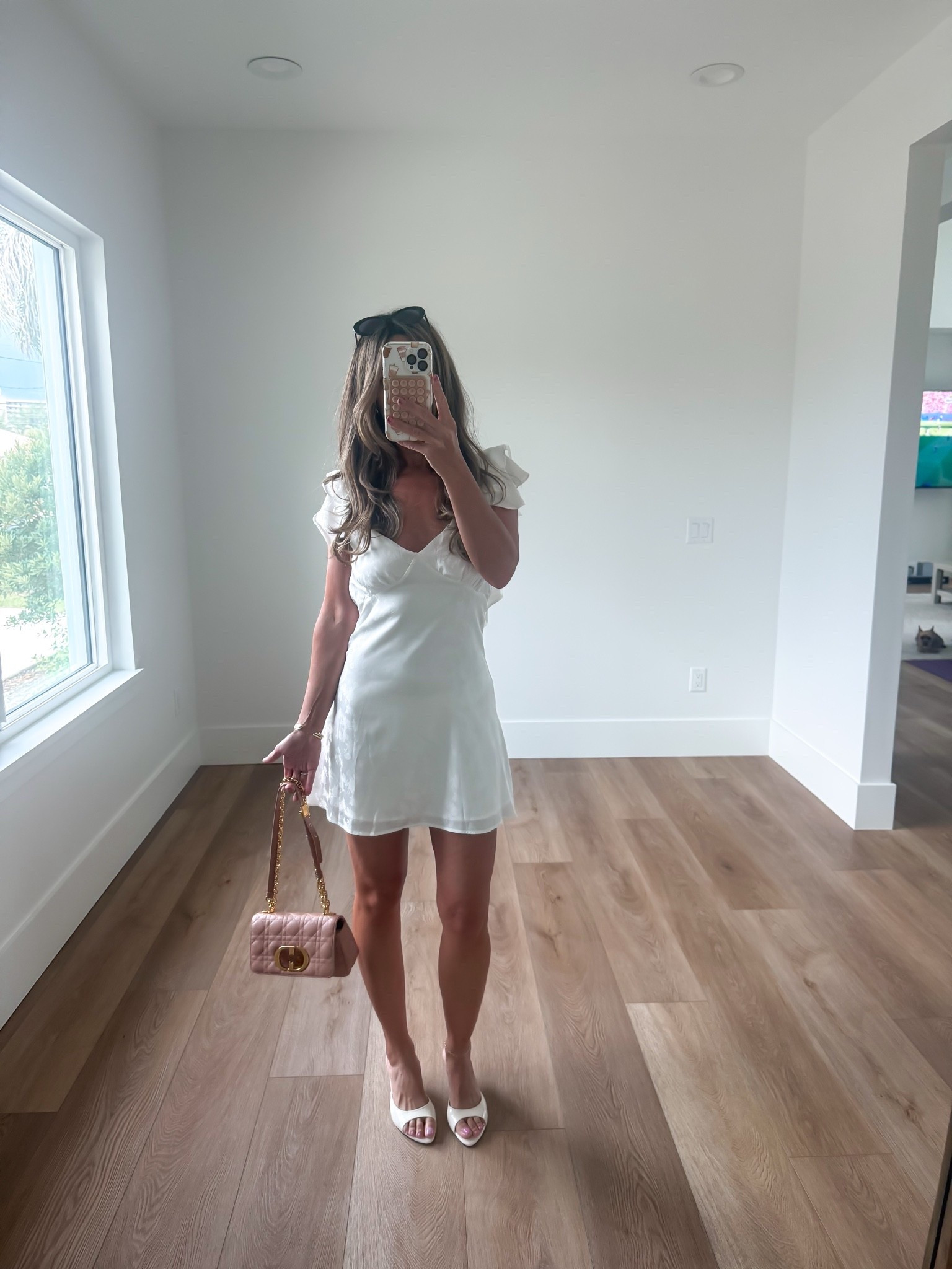 Heading to a welcome party with a white attire theme
Dress small

#LTKSeasonal #LTKWedding #LTKOver40