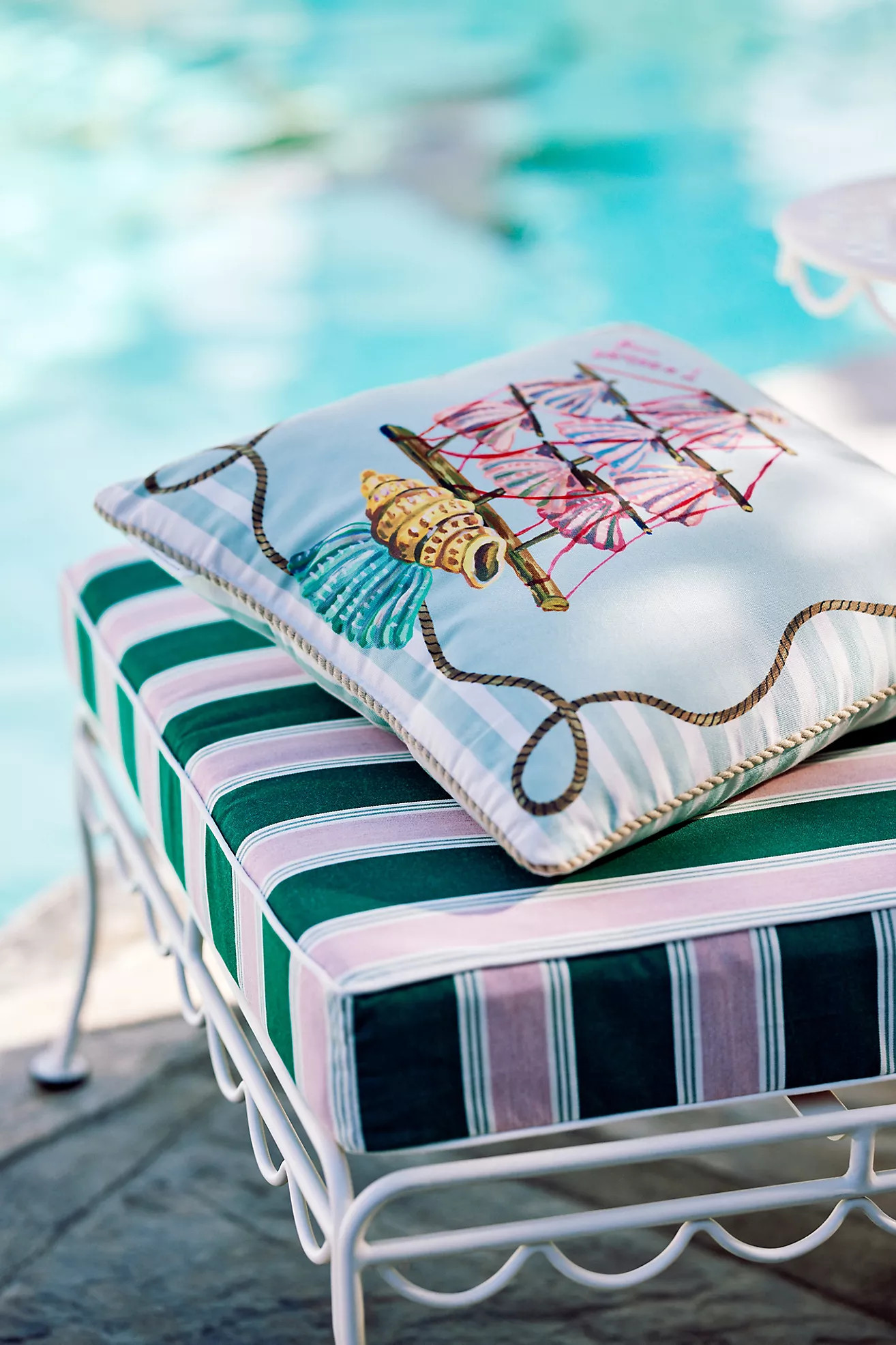 Nathalie Lete Printed Indoor/Outdoor Pillow | Anthropologie (US)