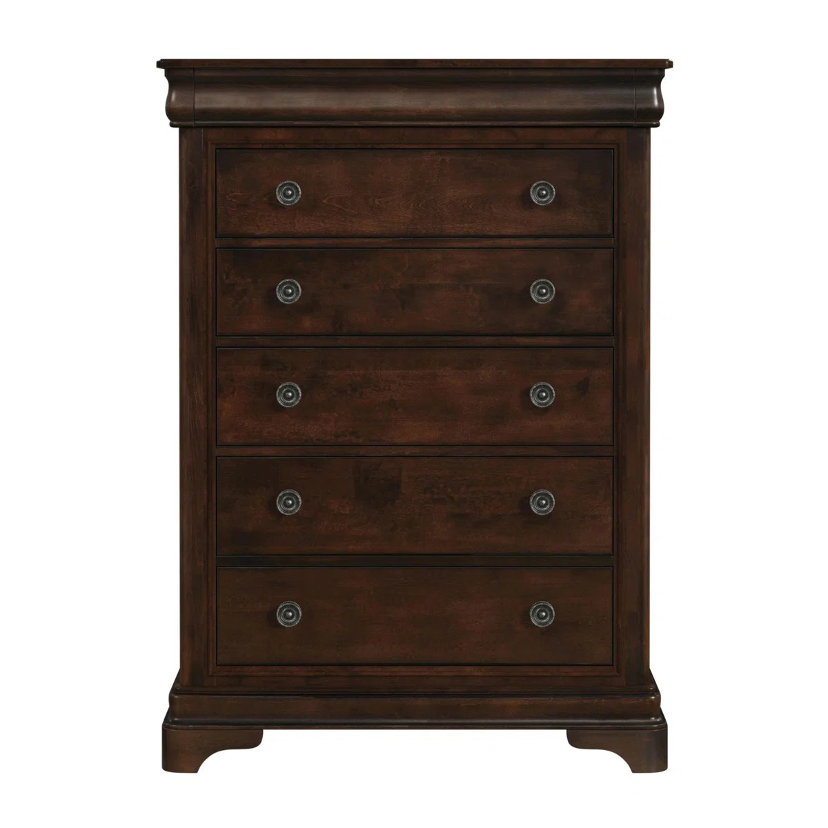 Altigarron 40" W Solid Wood 5-Drawer Dresser | Wayfair North America