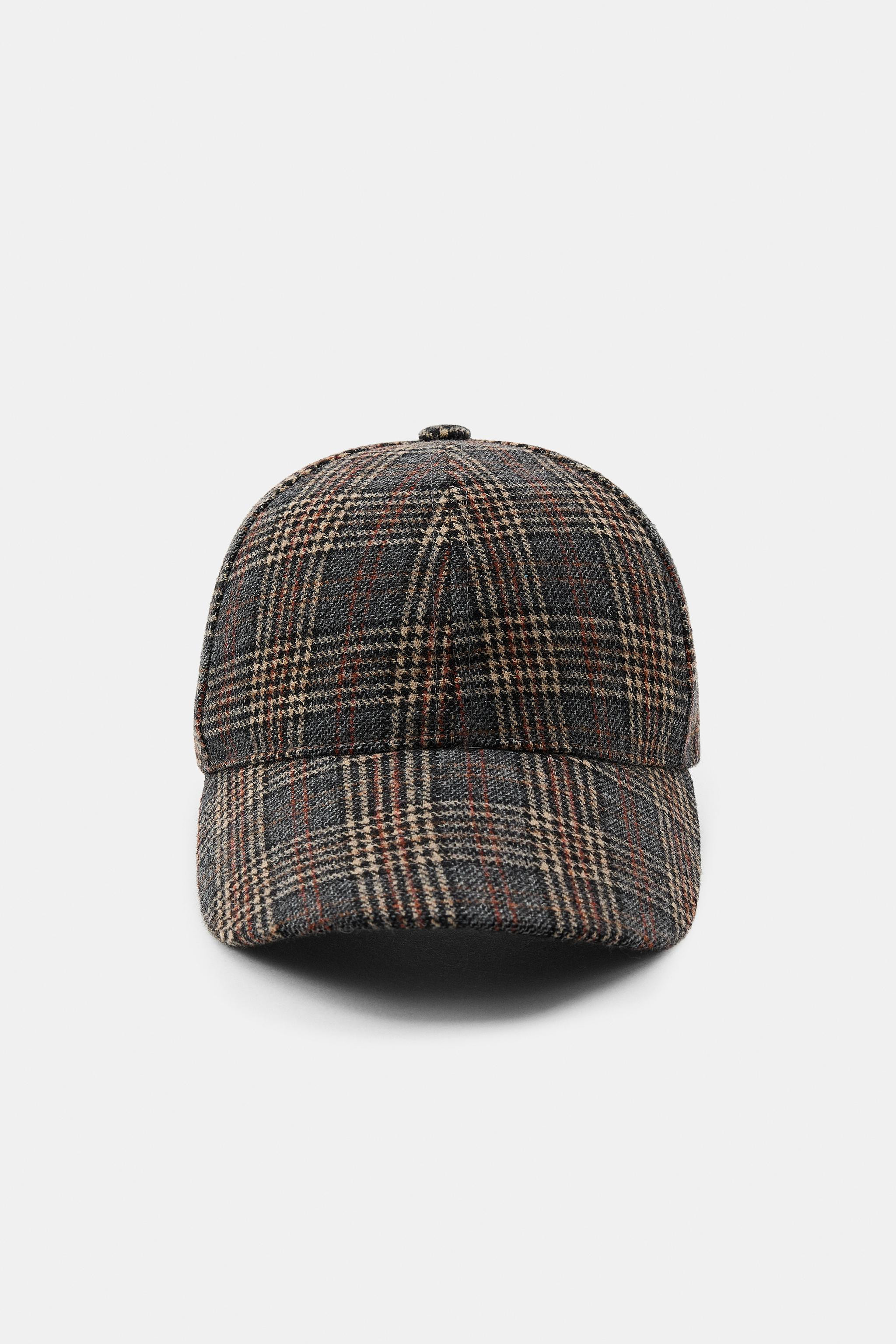 CHECK WOOL CAP | Zara UK