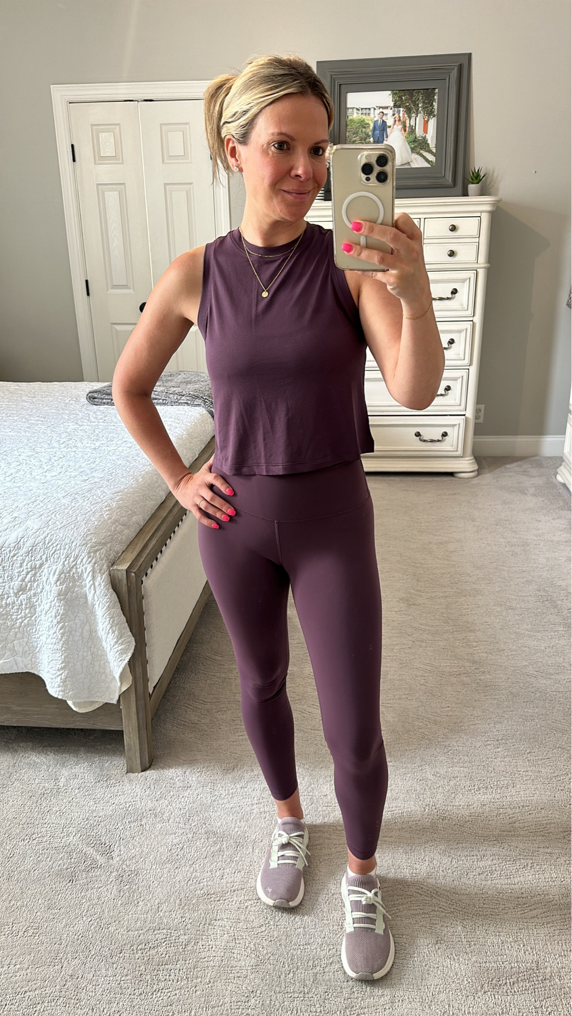 How much purple is too much purple? Lululemon ootd | wunder train | purple on cloud 

#LTKFitness #LTKActive #LTKOver40