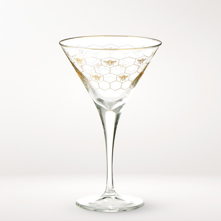 Honeycomb Martini Glasses | Williams-Sonoma