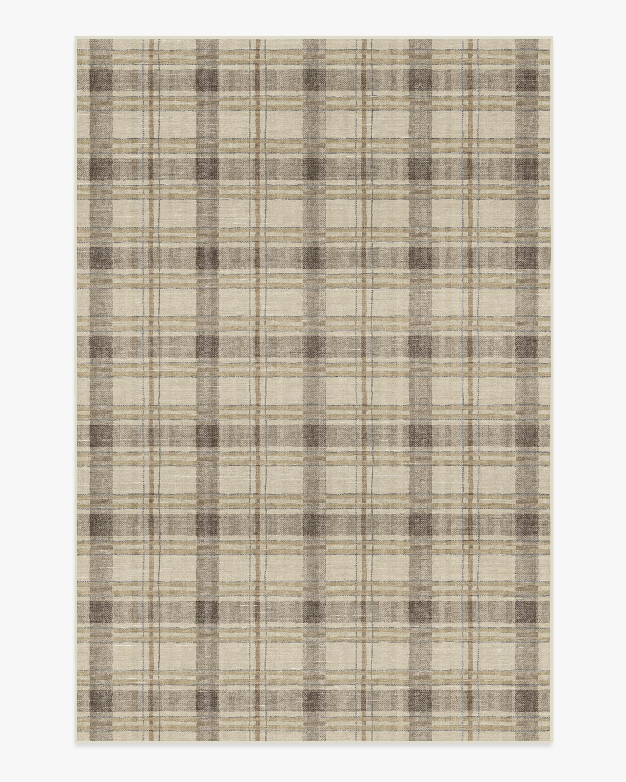 Piper Plaid Neutral Rug | Ruggable