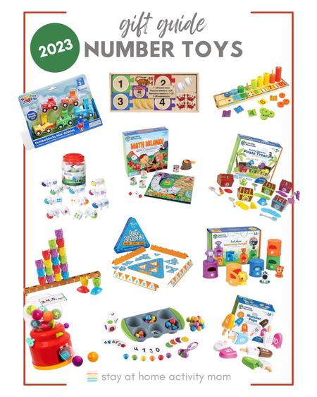 Lots of great counting toys and even some addition and subtraction games for kids who are a bit older.

#LTKHoliday #LTKkids #LTKGiftGuide